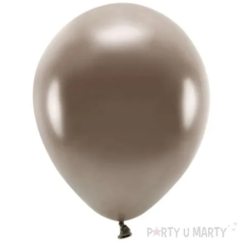balony ekologiczne brazowy metalik partydeco 12 10 szt