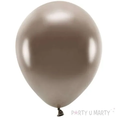 balony ekologiczne brazowy metalik partydeco 12 100 szt