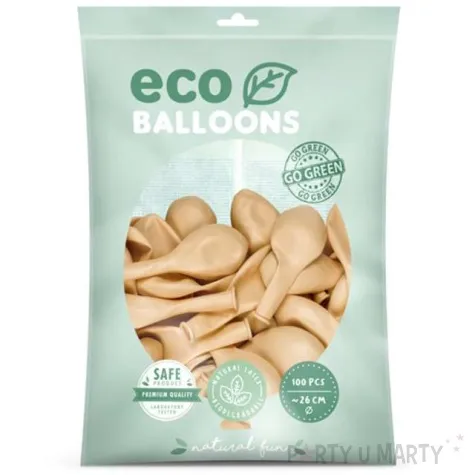 balony ekologiczne brzoskwiniowy jasny partydeco 10 100 szt