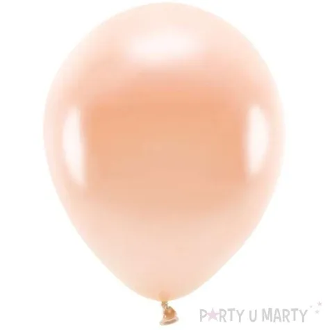 balony ekologiczne brzoskwiniowy metalik partydeco 12 100 szt