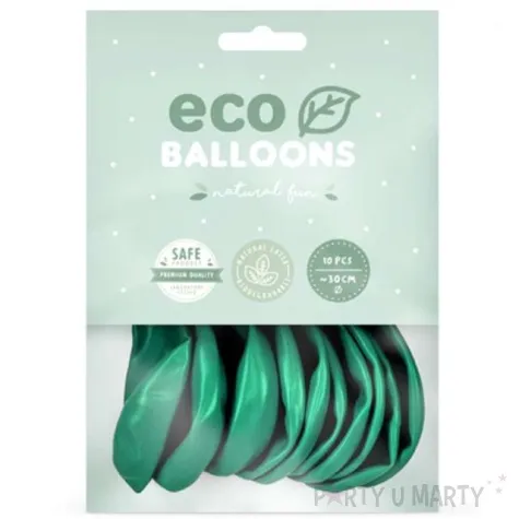 balony ekologiczne ciemnomietowy metalik partydeco 10 10 szt