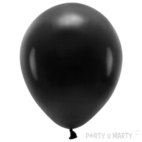 balony ekologiczne czarny partydeco 10 10 szt