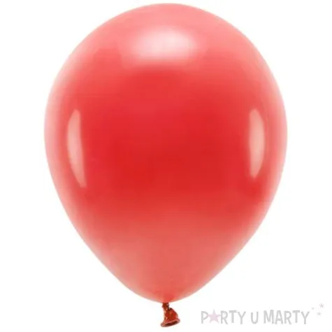 balony ekologiczne czerwone partydeco 12 10 szt