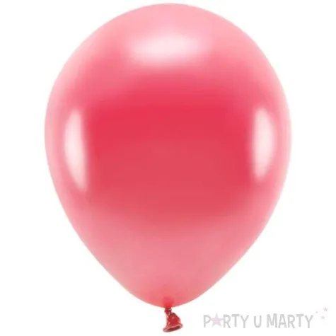 balony ekologiczne czerwony jasny metalik partydeco 10 100 szt