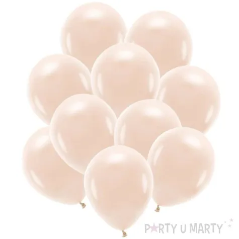 balony ekologiczne jasny brudny rozowy partydeco 12 10 szt