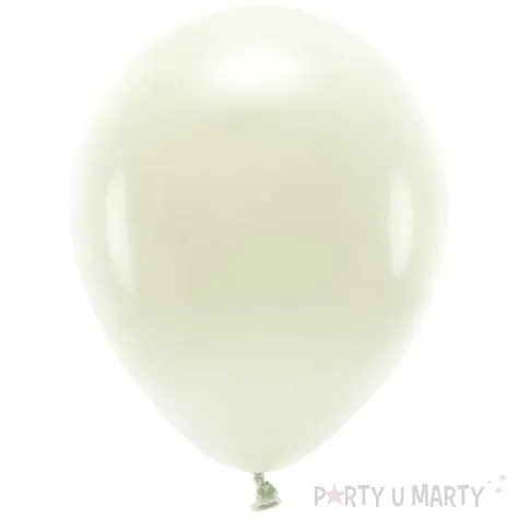balony ekologiczne kremowy partydeco 12 100 szt