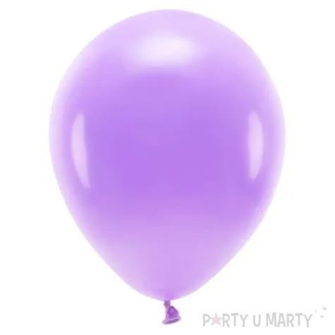 balony ekologiczne lawendowe partydeco 10 10 szt