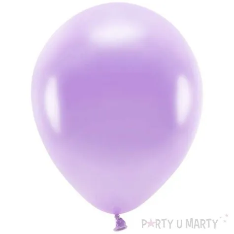 balony ekologiczne lawendowy metalik partydeco 10 100 szt