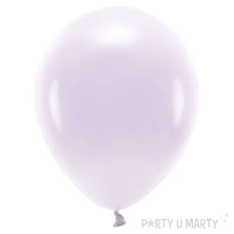 balony ekologiczne liliowe jasne partydeco 10 10 szt