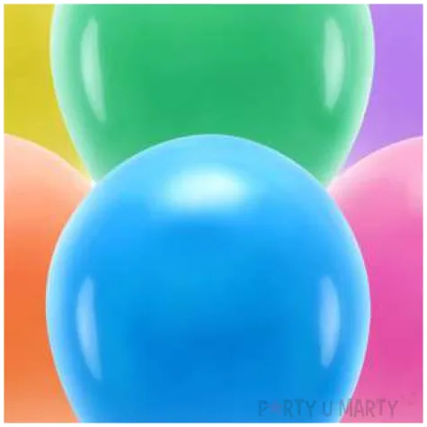 balony ekologiczne pastel mix partydeco 12 100 szt
