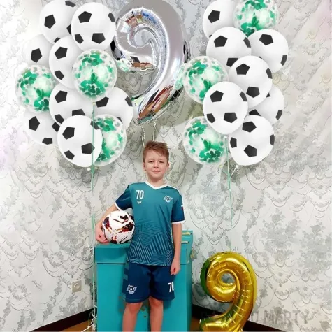 balony ekologiczne pilka nozna partypal 12 100 szt