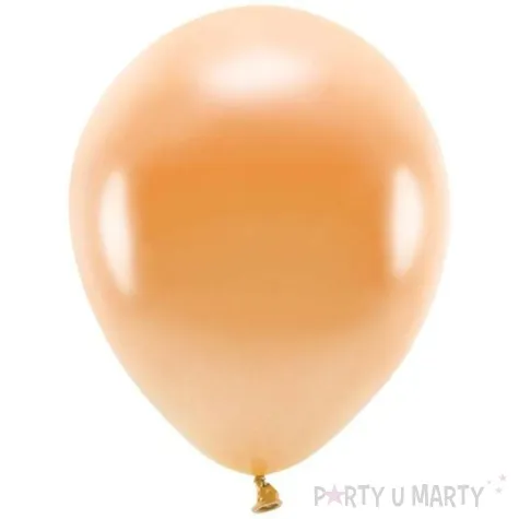 balony ekologiczne pomaranczowy metalik partydeco 10 100 szt