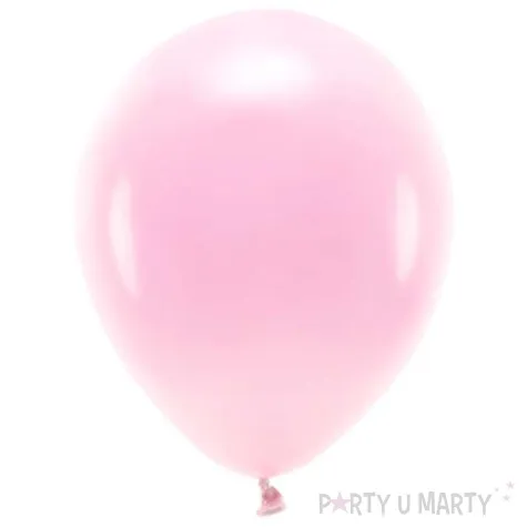 balony ekologiczne rozowe jasne partydeco 10 10 szt