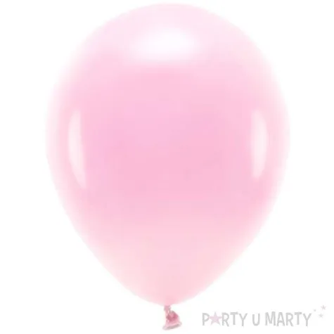 balony ekologiczne rozowe jasne partydeco 10 100 szt