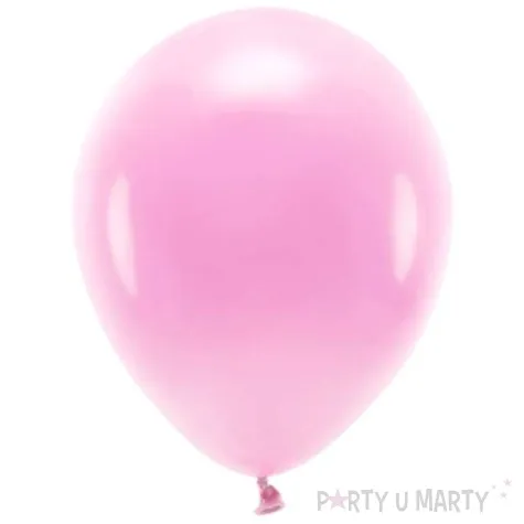balony ekologiczne rozowe partydeco 10 10 szt