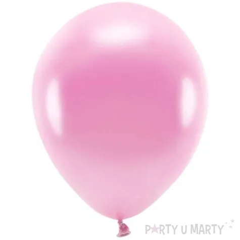 balony ekologiczne rozowy metalik partydeco 10 100 szt