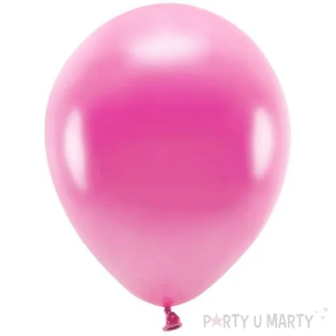 balony ekologiczne rozowy metalik partydeco 12 10 szt