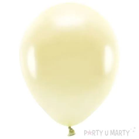 balony ekologiczne slomkowy metalik partydeco 10 10 szt