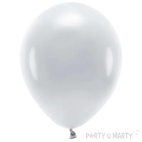 balony ekologiczne szare partydeco 12 10 szt