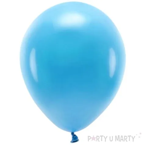 balony ekologiczne turkusowe partydeco 10 10 szt