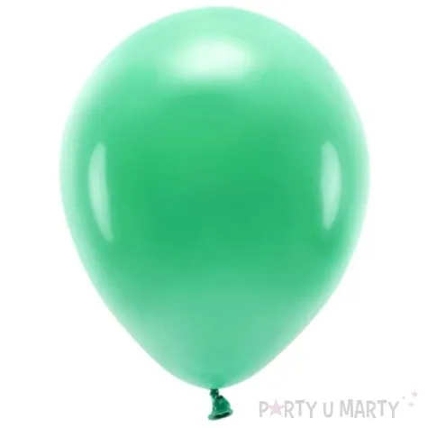 balony ekologiczne zielone partydeco 10 10 szt