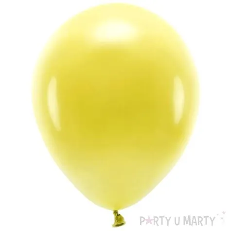 balony ekologiczne zolte ciemne partydeco 10 10 szt