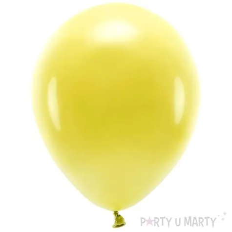 balony ekologiczne zolte ciemne partydeco 12 10 szt
