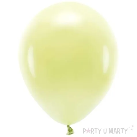 balony ekologiczne zolte jasne partydeco 12 100 szt