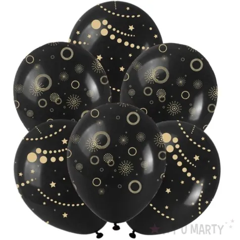 balony elegancja czarny arpex 10 6 szt