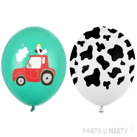 balony farma mix partydeco 12 50 szt