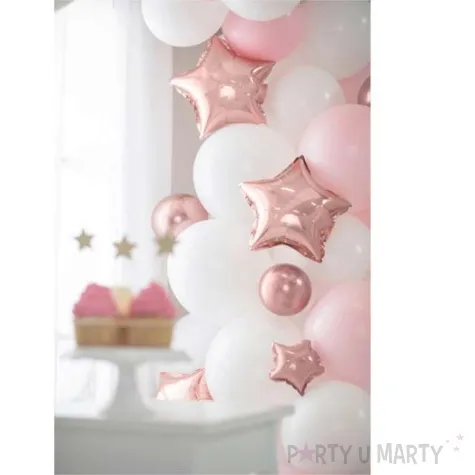 balony foliowe gwiazdka partydeco 10 25szt str