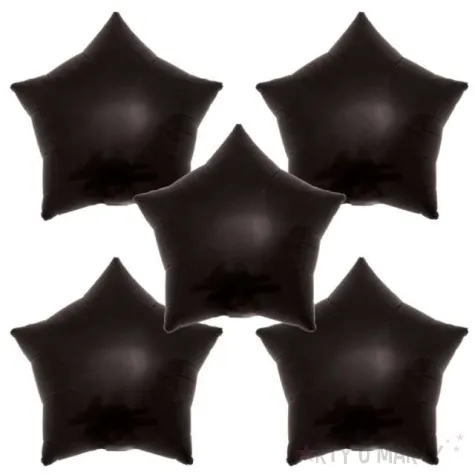 balony foliowe gwiazdy czarny takarakosan 15 5 szt str