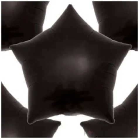 balony foliowe gwiazdy czarny takarakosan 15 5 szt str