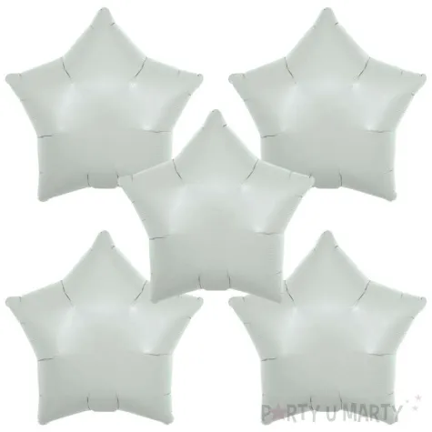 balony foliowe gwiazdy szary zimny takarakosan 15 5 szt str