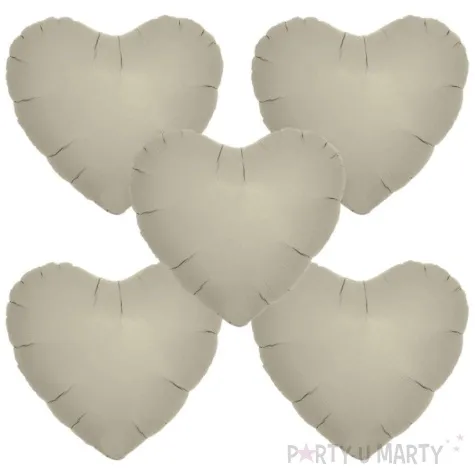 balony foliowe serca szary piaskowy takarakosan 14 5 szt hrt
