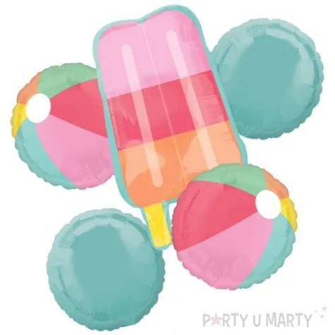 balony foliowy just chilling plaza amscan 5 szt