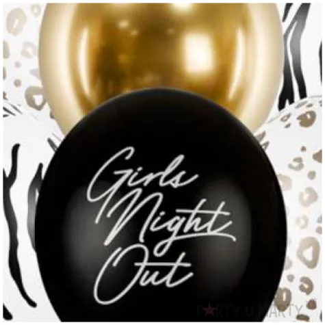 balony girls night out mix partydeco 12 6 szt