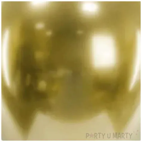 balony glossy chlodny zloty partydeco 12 20 szt