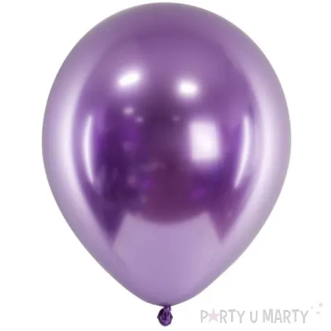 balony glossy fioletowe partydeco 12 10 szt