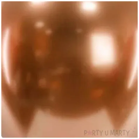 balony glossy miedziany partydeco 12 50 szt