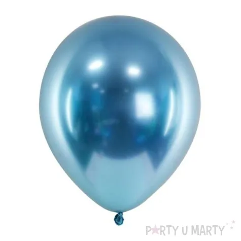 balony glossy niebieski partydeco 12 50 szt