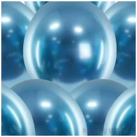 balony glossy niebieskie belbal 12 8 szt
