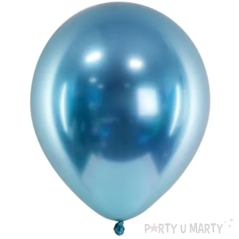 balony glossy niebieskie partydeco 12 10 szt
