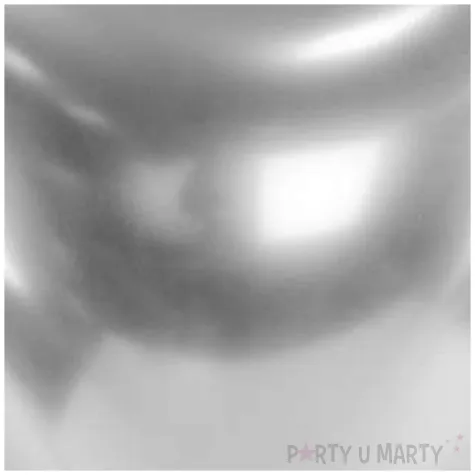 balony glossy serce srebrny partydeco 12 50 szt