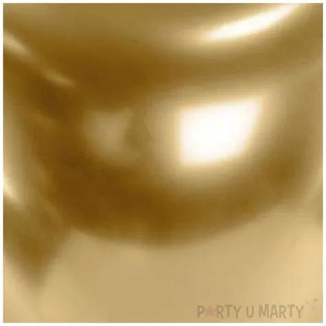 balony glossy serce zlote partydeco 12 50 szt