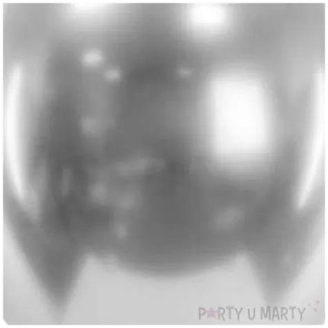 balony glossy srebrne partydeco 12 10 szt