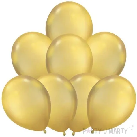 balony glossy zlote belbal 12 8 szt