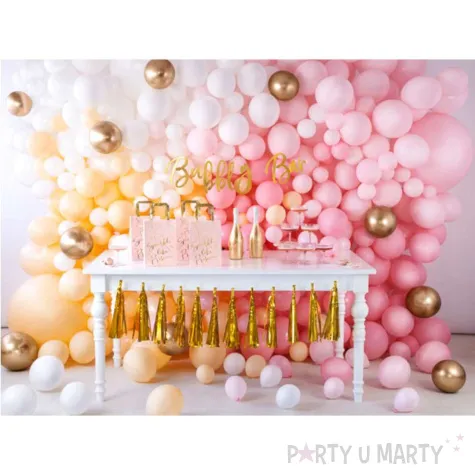 balony glossy zlote partydeco 12 50 szt