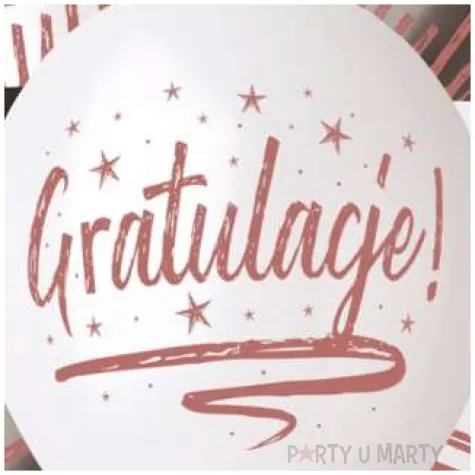 balony gratulacje gemar 13 5 szt