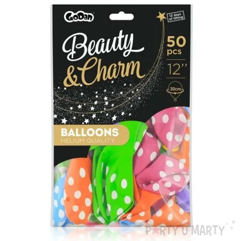 balony grochy mix godan 12 50 szt